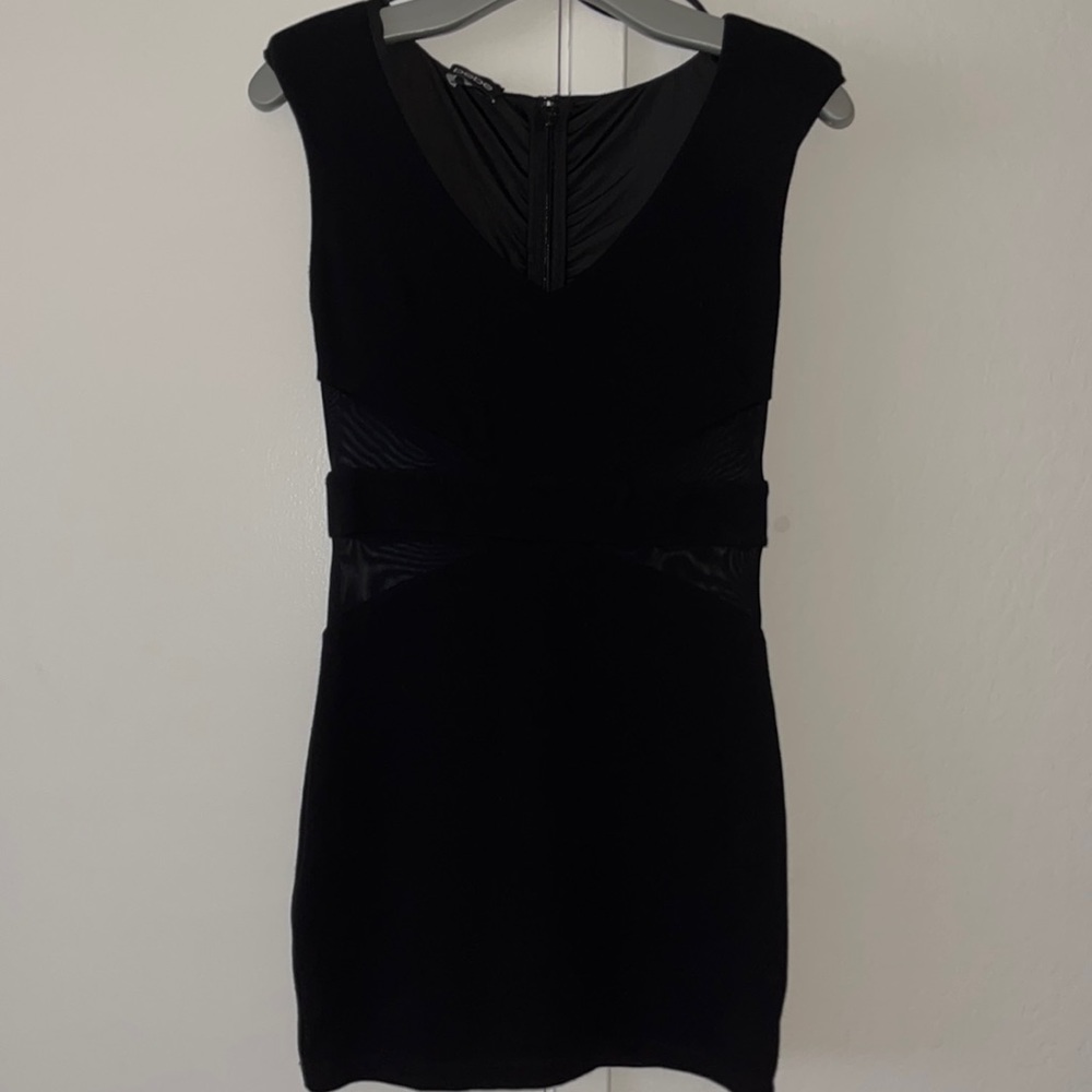Bebe short black dress